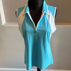 IZOD Cool-FX
Sleeveless Golf shirt ladies size M
100% polyester